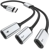 MOSWAG USB C na 3x USB C adapter 60W