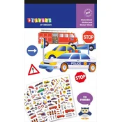 PLAYBOX Nalepke za avtomobile za fante, 570 kosov