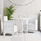 Vrtna stolica 2 pcs Bijelo 53 x 49 x 85 cm Polipropilen
