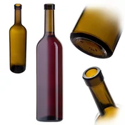 KADAX Steklenica za vino Bordeaux 750 ml, primerna za likerje in oljčno olje