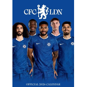 Oficiální nástěnný kalendář 2026: FC Chelsea (A3 29,7 x 42 cm)