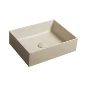 Sapho - Umivalnik na pult FORMIGO 47,5x36,5 cm beton/bež