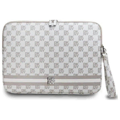 slomart Etui za prenosnik DKNY Sleeve Checkered Pattern Printed Stripes 14 - bež