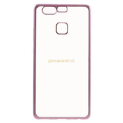 Silikonski ovitek z okvirjem za Huawei P9 - pink