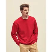 Mens Red Set-in Sweat Fruit of the Loom