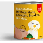 NUR DAS Pasja hrana - puran in korenje - 800 g