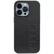 Audi sinteticka koža - iPhone 13 Pro maska (crna)