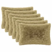 vidaXL Blazina z blazino HEERLEN 2 kos Svetlo siva PV flis