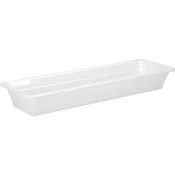 Gastro posoda GN 2/4, melamin, 530x162 mm, optično kot porcelan, kakovostna in masivna, odporna od -50C do +100C, v=65 mm, APS