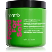 Matrix Food For Soft Hydra Hair Mask (Rich Hydra ting Treatment Mask) (Objem 500 ml)