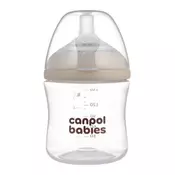 Boca za bebe Canpol - Natural Shape, 150 ml, 0 mj+