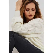 Oversize sweater - ecru