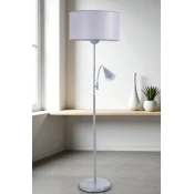 Podna lampa Devin, Siva