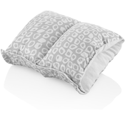 Jastuk za dojenje BabyJem - Multiway, 26 x 61 cm, siva