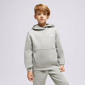 Nike Jopica S Kapuco K Nsw Club Boy Otroci Oblačila Puloverji FD3000-063 Siva