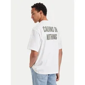 Calvin Klein Jeans Majica Calvins Or Nothing LV04RH825G Bela Regular Fit
