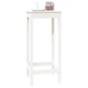 Barski stol bijeli 50 x 50 x 110 cm od masivne borovine