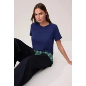 Trendyol Milla Ženska majica TWOSS26TS00092, Tamnoplava