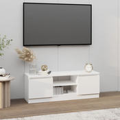 TV ormaric s vratima bijeli 102 x 30 x 36 cm