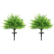 Homestar Umetni Boston praproti grmi Set 2 kosa 40x60 cm Zelen