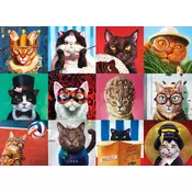 Eurographics - Puzzle Funny Cats - 1 000 kosov