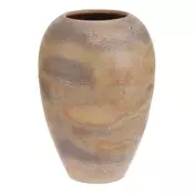Autronic Keramična vaza Ceramic vase - height 33 cm, rounded, beige-grey (VZ9211-M)
