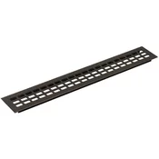 Prezračevalna rešetka 1000x80mm bronasto eloksirana