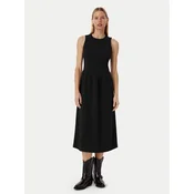 Calvin Klein Vsakodnevna obleka LV044G207G Črna Regular Fit