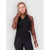Mons Royale Bella Merino Hood Base Layer Top black