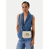 PINKO Ročna torba Love Box Bag Fl Mini 104297 A26L Écru