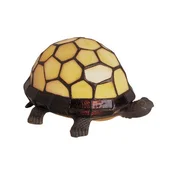 Artistar TORTUE - Namizna svetilka želva - Dnevna soba/jedilnica - Tiffany - smetana, starinska rjava - Steklo