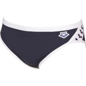 Arena icons swim brief solid navy/white s - uk32