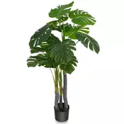 Northix Umetna rastlina Monstera, 120 cm, 20 listov, trpežna, PEVA material