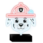 Tačke na patrulji - dekorativna LED neon svetilka Paw Patrol™ - svetilka na stojalu - Maršal