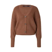 VERO MODA Pletena jopa VMLEA rjava