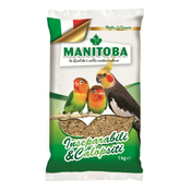MANITOBA - hrana za NIMFE, AGAPORNISE, ROZELE