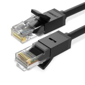 Ugreen Mrežni kabel patchcord LAN Ethernet U/UTP Cat. 6 1000 Mb/s 8 m – črn