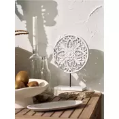 Sinsay - Stojeca dekoracija sa ažurnim ornamentom - belo