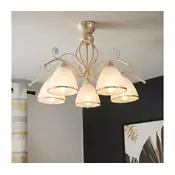 Brilagi - LED plafonski luster ANTICO 5xE27/60W/230V 3000K bela patina