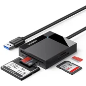 UGREEN Čitač memorijskih kartica USB 3.0, TF/SD/CF/MS kartice, 50cm, crni