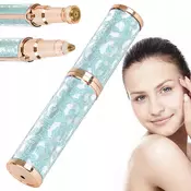 Brezžični aku. ženski epilator za obraz in prirezovalnik obrvi LED