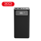 Prenosna baterija XO-PR125 PowerBank 50000 mAh 2A 4x USB - črn