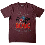 AC/DC Majica Fly On The Wall Tour Maroon XL