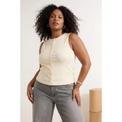 Trendyol Curve Ženska bluza Tbbss26Af00100, Bež