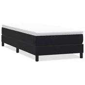 Vidaxl Box Spring postelja brez vzmetnice črna 80x210 cm Velvet