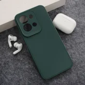 Maska 3D Camera za Xiaomi Redmi 15C (173mm) tamno zelena