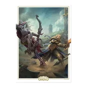 World of Warcraft art print Sylvanas i Anduin Wrynn, A3