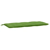 Vidaxl Blazina za vrtno klop melanž zelena 120x50x7 cm blago