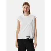 KARL LAGERFELD Majica B2W17018 Bela Regular Fit