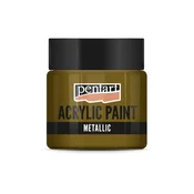 Akrilna barva kovinska - 50 ml | Metallic acrylic paint - 50 ml - Brass